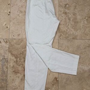 Lilly Pulitzer "Kelly" Textured Ankle Pant- WHITE size 12